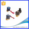 2W025-08 Válvula solenóide de gás de água de latão de 2 vias de 2 vias AC230V